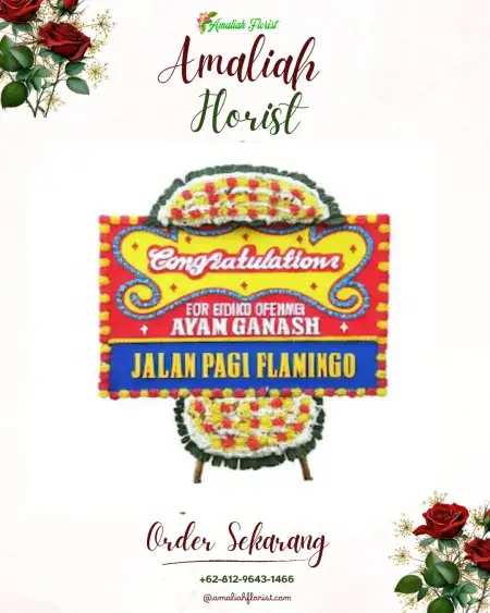Sewa Papan Bunga Duwet