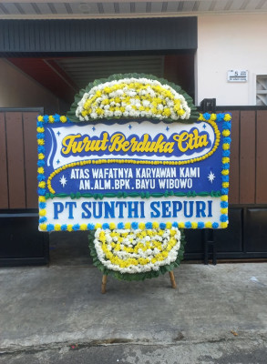 Papan Bunga Duka di Duwet