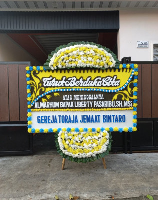 Papan Bunga Duka di Duwet